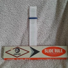 Jakar Slide Rule 523a, no 1005 - With Instructions And Box Vintage Prop Set 