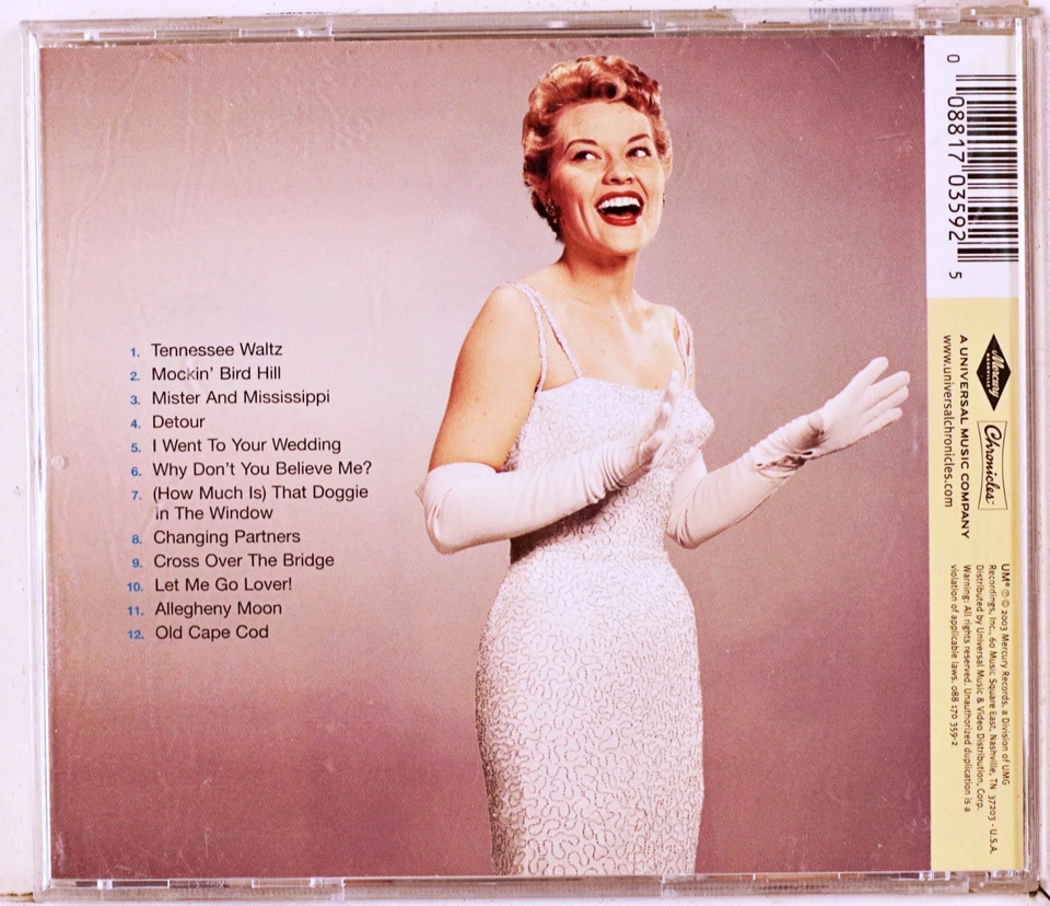 Patti Page - 20th Century Masters: the Millennium... (CD 2003) Foto 2 de 2