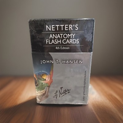 Netter s Anatomy Flash Cards 4th Edition New SealedMedical Science Learning Tool