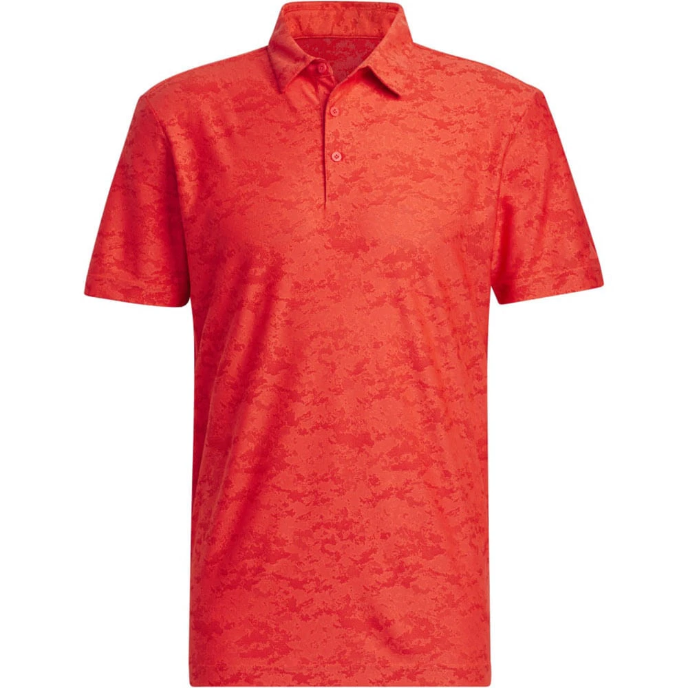 Men s adidas Textured Jacquard Golf Polo