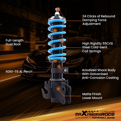 24 Levels Adj. Damper Coilover Kit For Holden VE Commodore Ute Sedan Wagon 06-13 - Picture 8 of 12