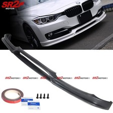 For 12-15 Bmw F30 Sedan 3d Style Pu Front Body Bumper Lip Splitter Kit Spoiler For 12-15 Bmw F30 Sedan 3d Style Pu Front Body Bumper Lip Splitter Kit Spoiler