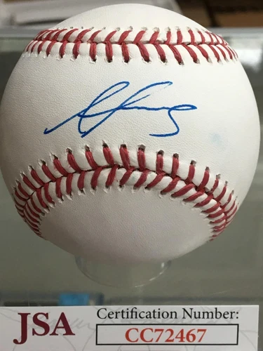 ALEX REYES Autographed Baseball Sweet Spot Cardinals Dodgers JSA COA ~ CC72467
