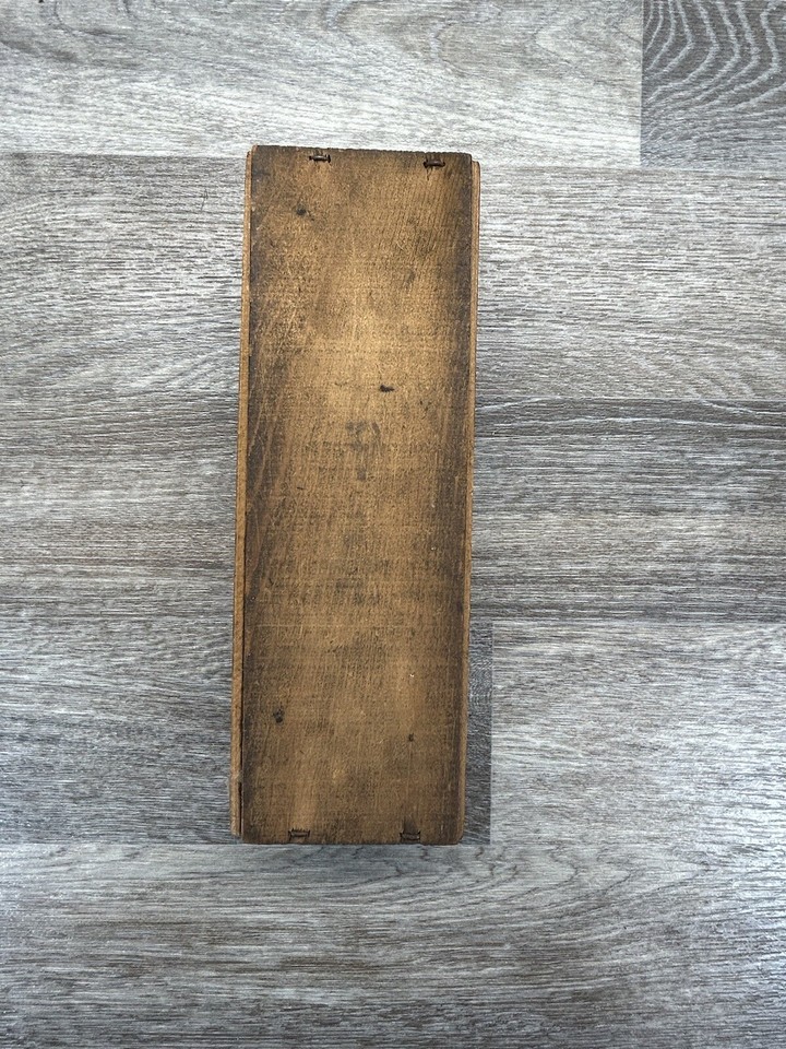 Antique Vintage Kraft 2lb Process American Cheese Hand Made Wood Box