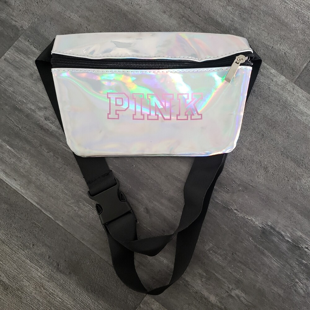 Iridescent Black Victoria Secret Belt Bag Gem
