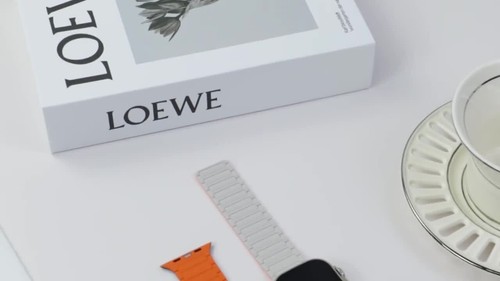 For Apple Watch Ultra 2 10 9 8 7 6 5 38-49MM Magnetic Sports Band Silicone Strap - Video 1 of 1