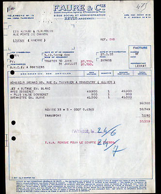 REVIN (08) FACTORY & FOUNDRY / COOKER & STOVE ''FAURE & Cie'' in 1954
