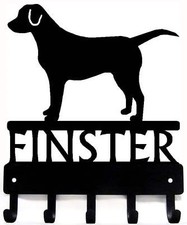Labrador Retriever Personalized Name Dog Key Rack/ Leash Hanger