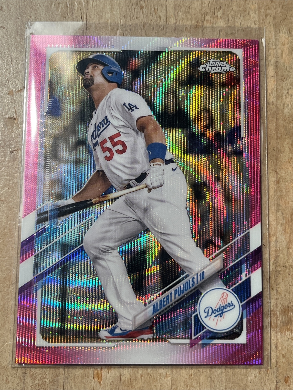 2021 Topps Chrome Update Pink Wave Refractors #USC50 Albert Pujols
