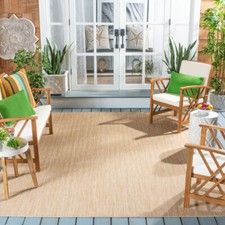 SAFAVIEH Outdoor CY8022-03012 Courtyard Natural / Cream Rug