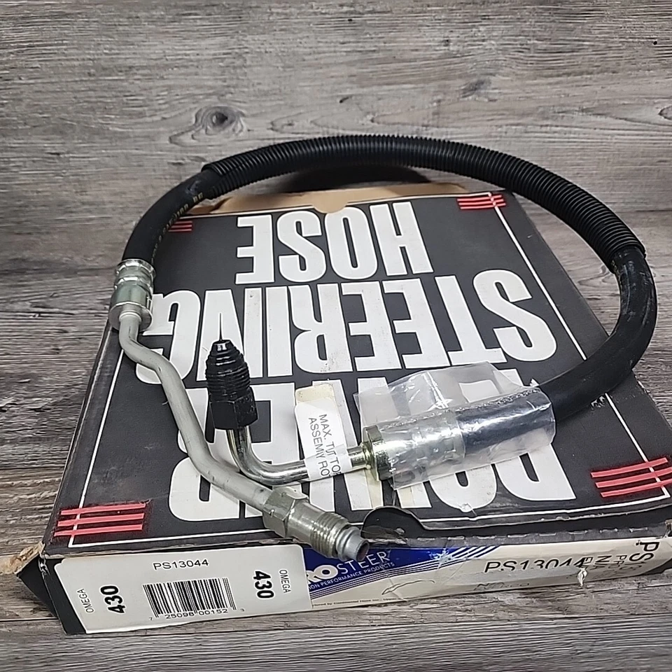 Manguera de línea de presión de dirección asistida Omega 365110 para M-430 80061 7-2491 694 hp Foto 2 de 4