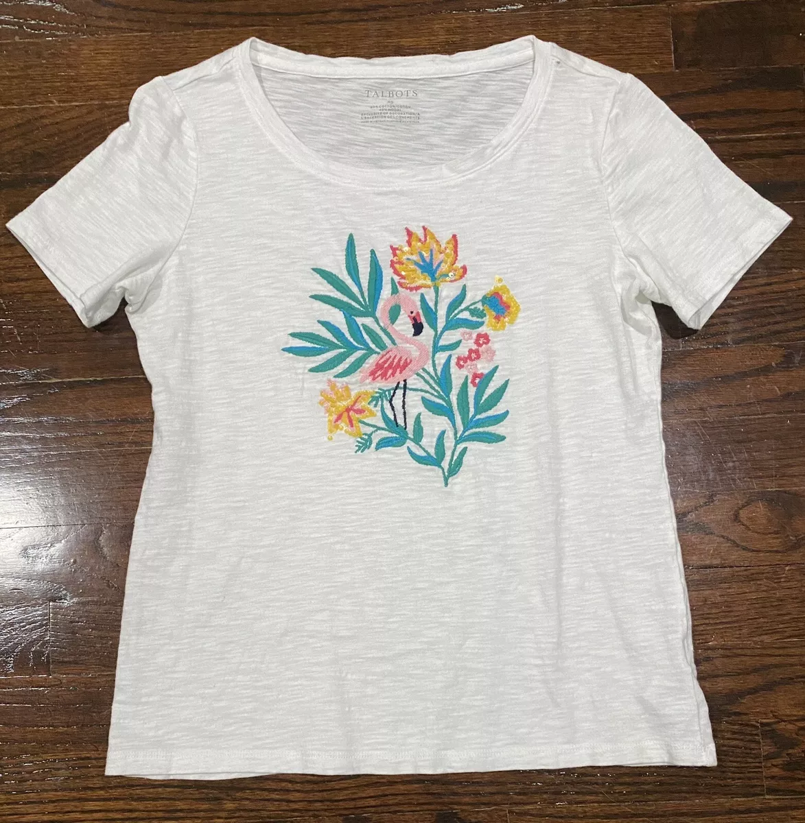 talbots white t shirt