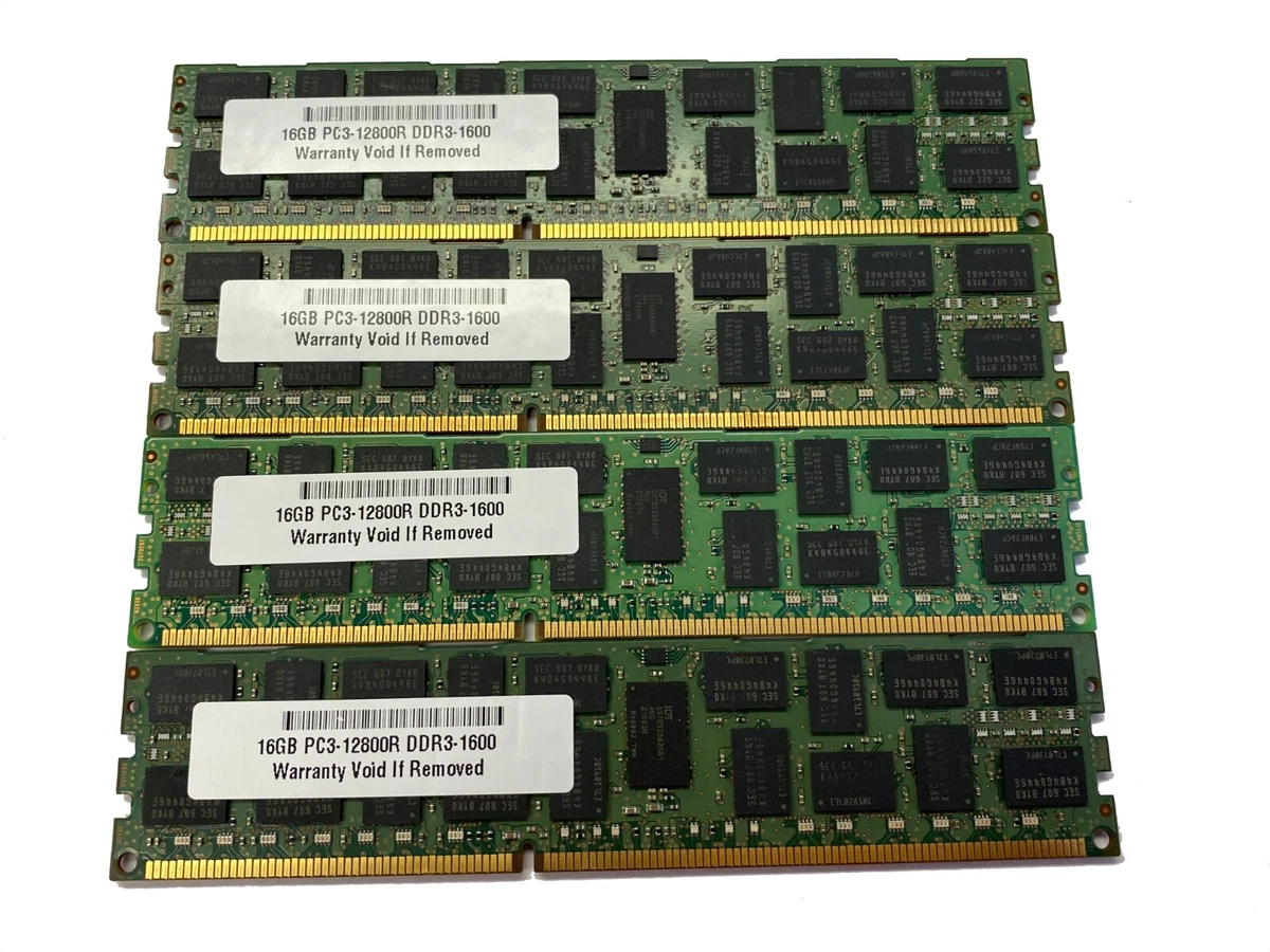 PC3-12800 (DDR3-1600) 16 GB ECC Network Server Memory (RAM) for