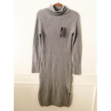 Lulus Sheerah Turtleneck Midi Sweater Dress