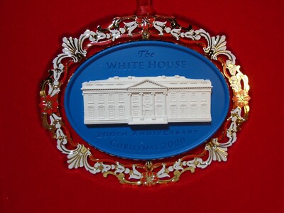 200TH ANNIVERSARY THE WHITE HOUSE HISTORICAL ASSOC. ORNAMENT NIB