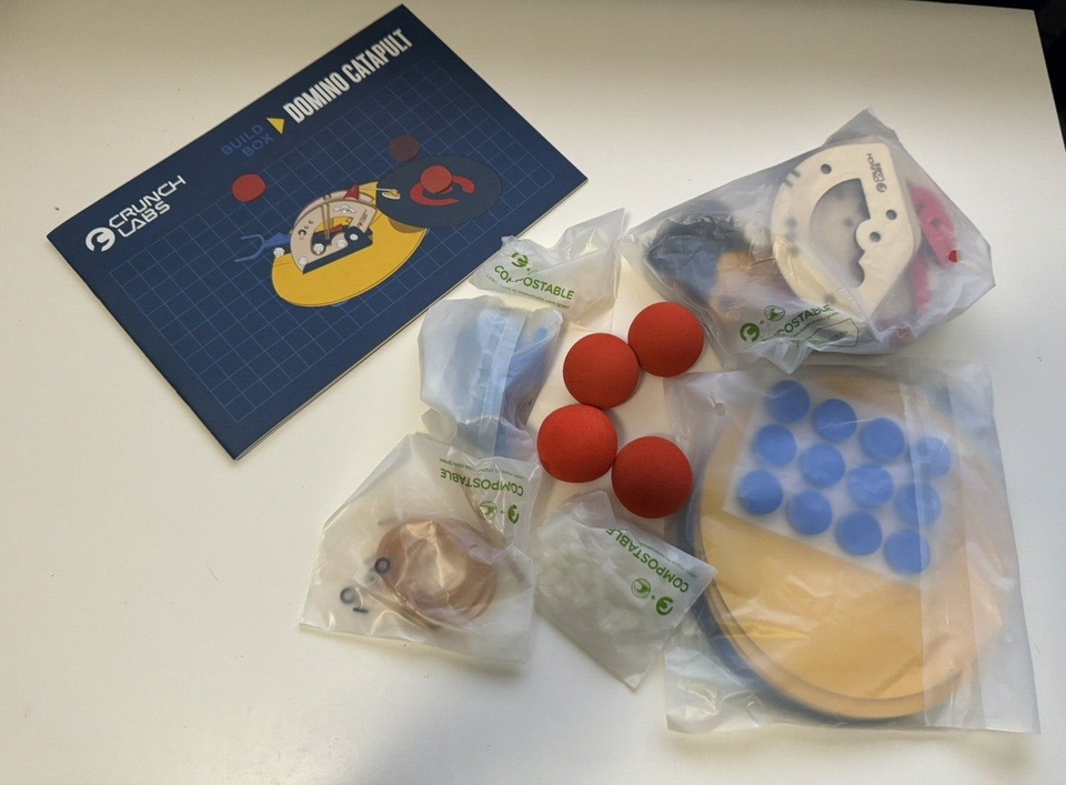 Mark Rober Crunch Labs Domino Catapult Science Kit Unused New eBay