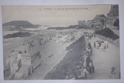 CPA 35 ST MALO - DER STRAND DER GUTEN HILFE UND DAS GROSSE BÉ