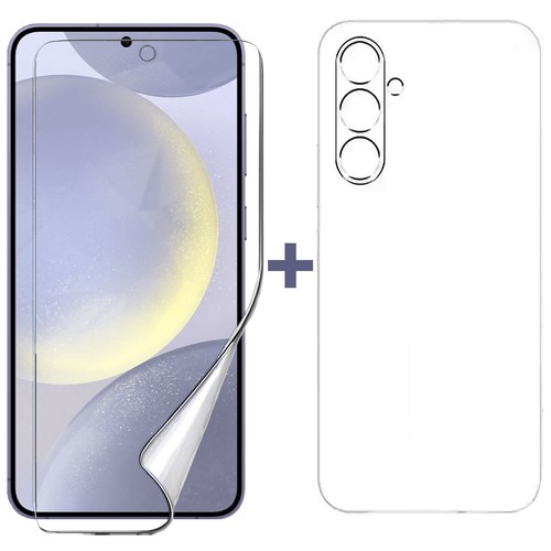For Samsung Galaxy S24 PLUS ULTRA Clear Case Cover Back & Soft Screen Protector - Picture 10 of 11
