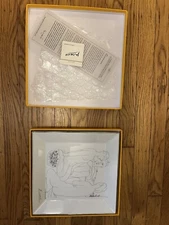 Picasso Decorative Plate By Marc De Ladoucette, Dessin a la Mine de Plomb