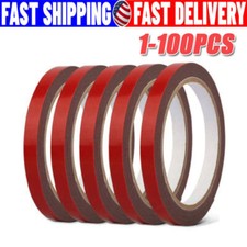 100 Auto Tape Acrylic Foam Double Sided Back Car Mounting Adhesive 3m x10mm 10ft