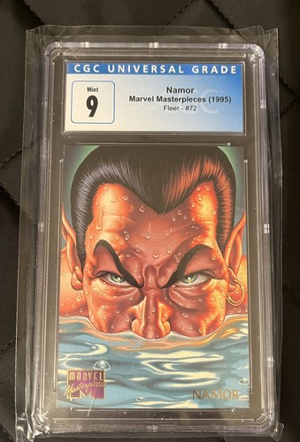 1995 Marvel Masterpieces Emotion # 72 Namor CGC Graded 9