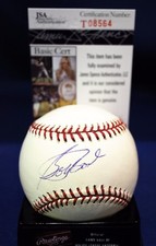 Autographed Bobby Bonds Official Rawlings Major League Baseball - JSA COA