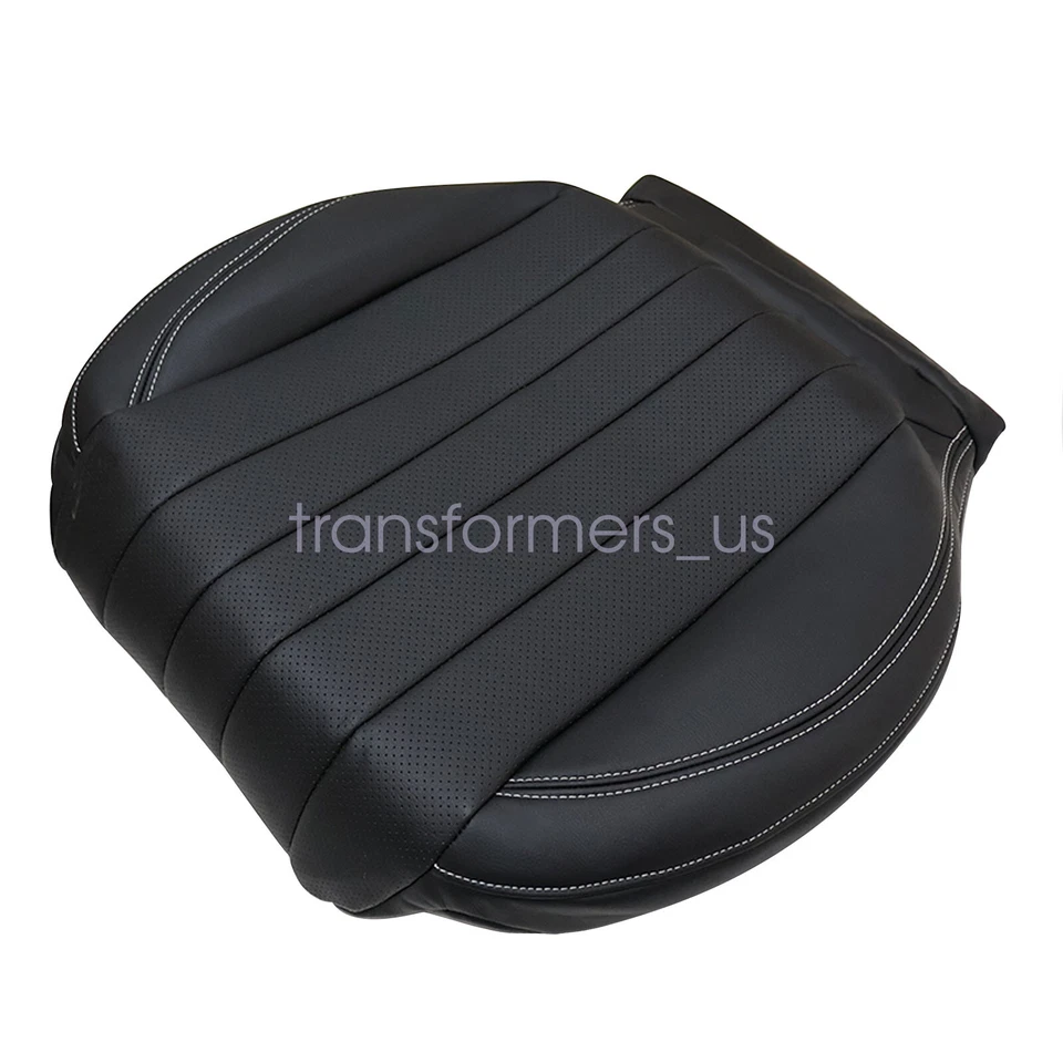 For 2017-2020 Mercedes Benz E-Class W213 Driver Bottom Leather Seat Cover Black — 第 4/4 张图片
