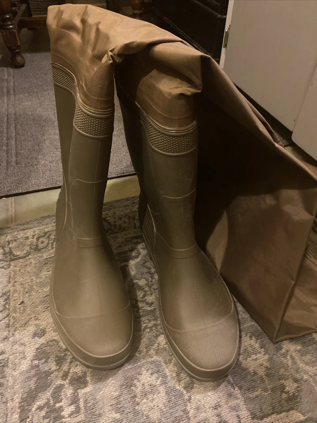 HODGMAN MACKENZIE Hip Wader New In Box PVC Boot Waders Nylon Shell