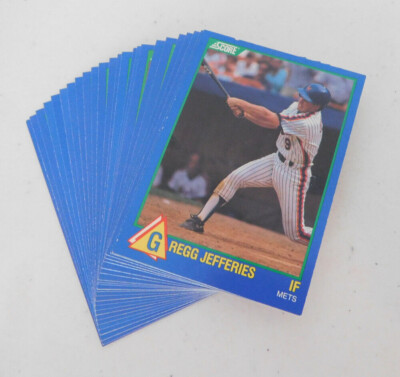 1989 SCORE BASEBALL 100 HOTTEST ROOKIES SET BREAK YOU PICK #'s 1-100 (item#E24)