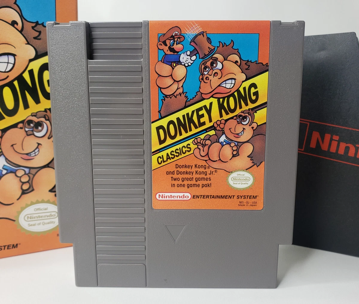 Authentic Nintendo NES Donkey Kong Classics Game With Sleeve Box