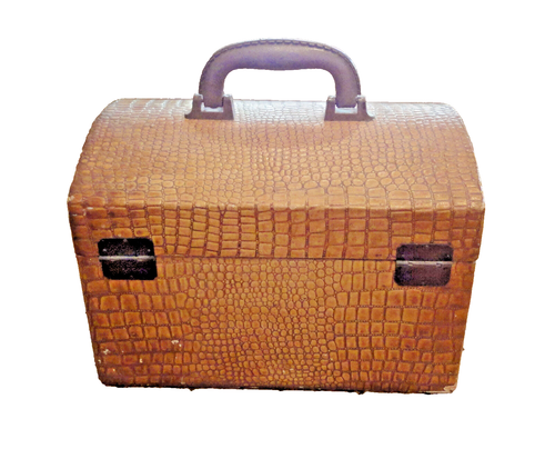 Kirkland Home Decorative Table Accessory Box Vintage Luggage Remote Storage! - Picture 2 of 5