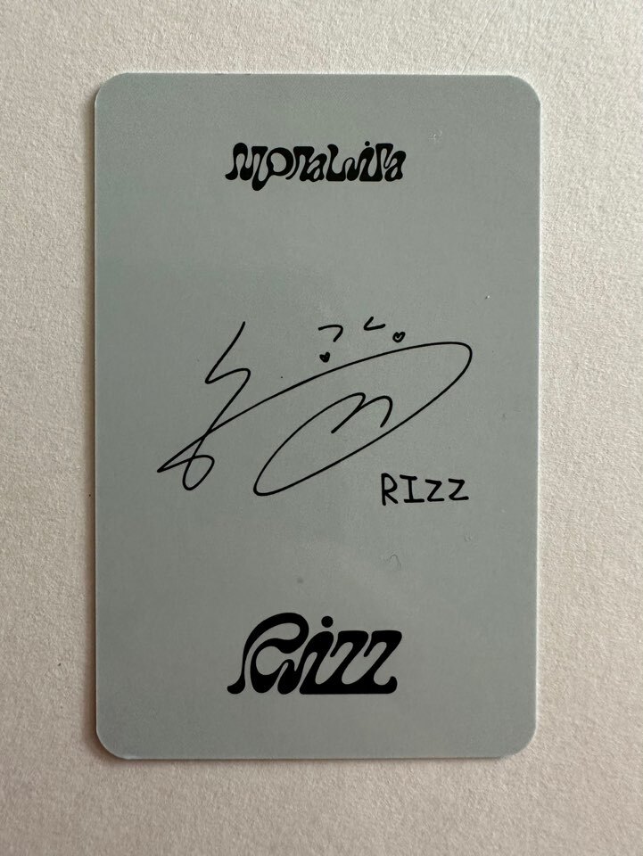 Soojin 2nd EP Album RIZZ Soundwave MD Tincase Official Photocard