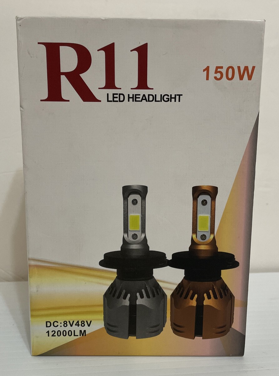 R11 LED Headlight Bulbs H1 150W 12000LM 8V48V Box of 2 | eBay