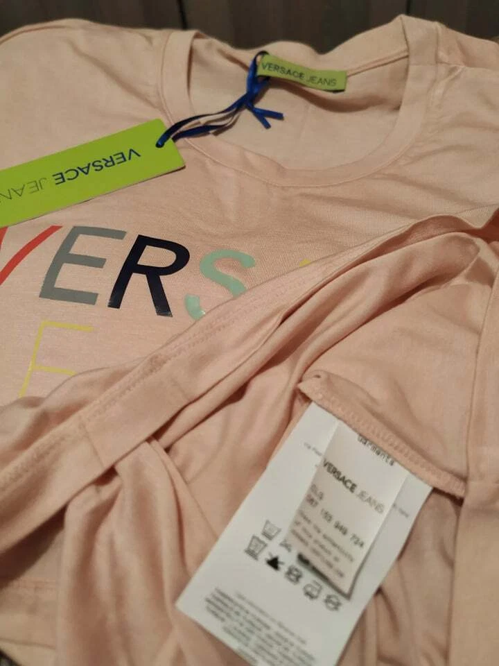 Versace Jeans Boyfriend T-Shirt with Logo - Изображение 4 из 4