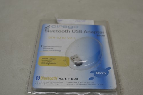 Cirago Bluetooth USB ADAPTER Micro *New Unused* - 第 1/4 張圖片