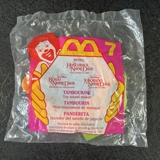1996 Vintage Hunchback of Notre Dame McDonald's Happy Meal Toy 7 Tambourine New