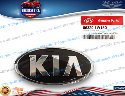 GENUINE  FRONT Hood Emblem Logo *KIA* 863201W150 For Kia Rio 2016-2017
