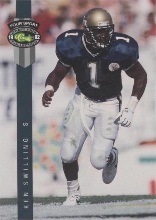 1992 Classic Four Sport Draft Pick Collection Ken Swilling #88 - 1 of 2