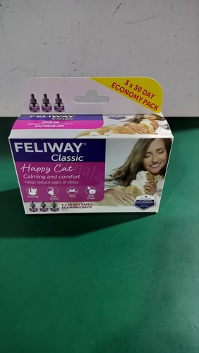 FELIWAY Optimum/Classic/Friends 3 x 30 Day Refill 48ml Value Pack Cat Calming - Picture 7 of 17