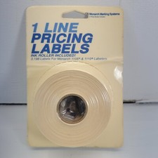 Monarch Marking Systems 1 Line Pricing Labels For Monarch 1105  1110 System NOS