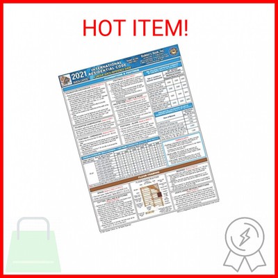 2021 International Residential Code (IRC) Quick-Card Pamphlet   March 18, 2021
