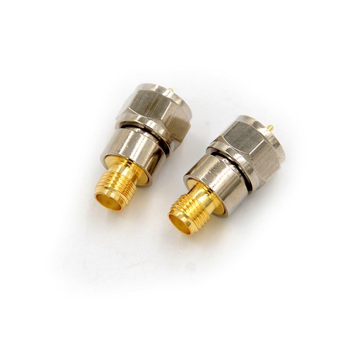 SMA Female Jack To F Male Plug RF Coaxial Adapter Connector Straight SURX DM BA - Picture 4 of 6