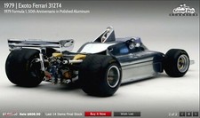 EXOTO 1/18 FERRARI 312T4 1979 F1 50th Anniversario Polished Aluminum GPC97079