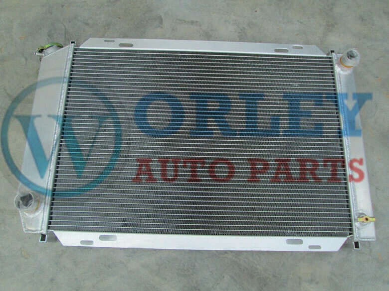 Radiador de aluminio Mustang GT LX 5,0 L V8 302 1979-1993 para Ford pulido 2 filas Foto 2 de 4