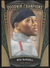 2015 Upper Deck Goodwin Champions Nick Marshall #86