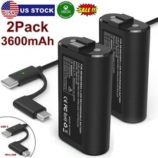 Rechargeable Battery Pack For XBox One X/S Series X/S Controller Charger Cable