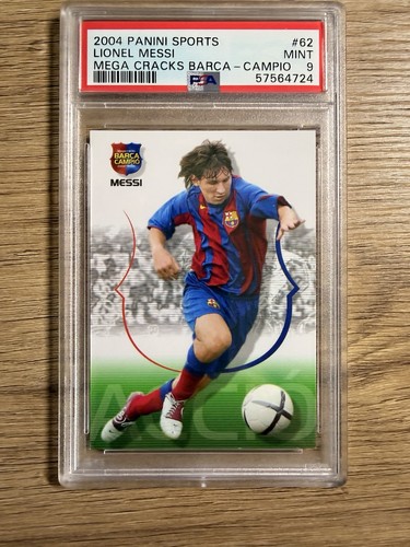 Lionel Messi [Campeon] #62 2004 Panini Sports Mega Cracks Barca card