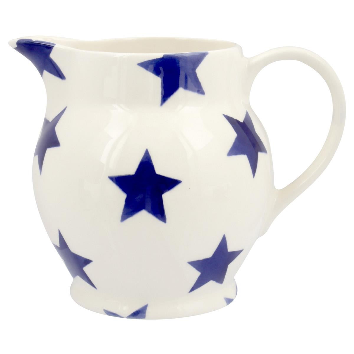Emma Bridgewater Blue Star Half Pint Jug Engish Earthenware 1BST020022