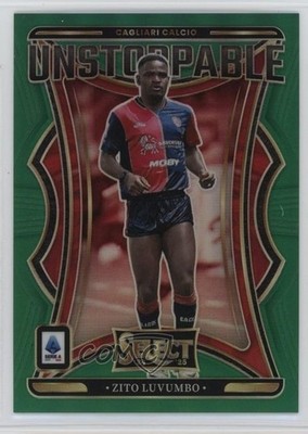 2024-25 Panini Select Serie A Unstoppable Green Prizm 1/5 Zito Luvumbo #10 0c3h