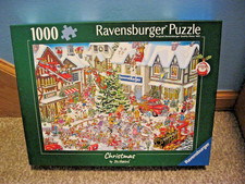 RAVENSBURGER 1000 PIECE PUZZLE RAY'S COMIC SERIES CHRISTMAS LIMITED ED. PRE ORD